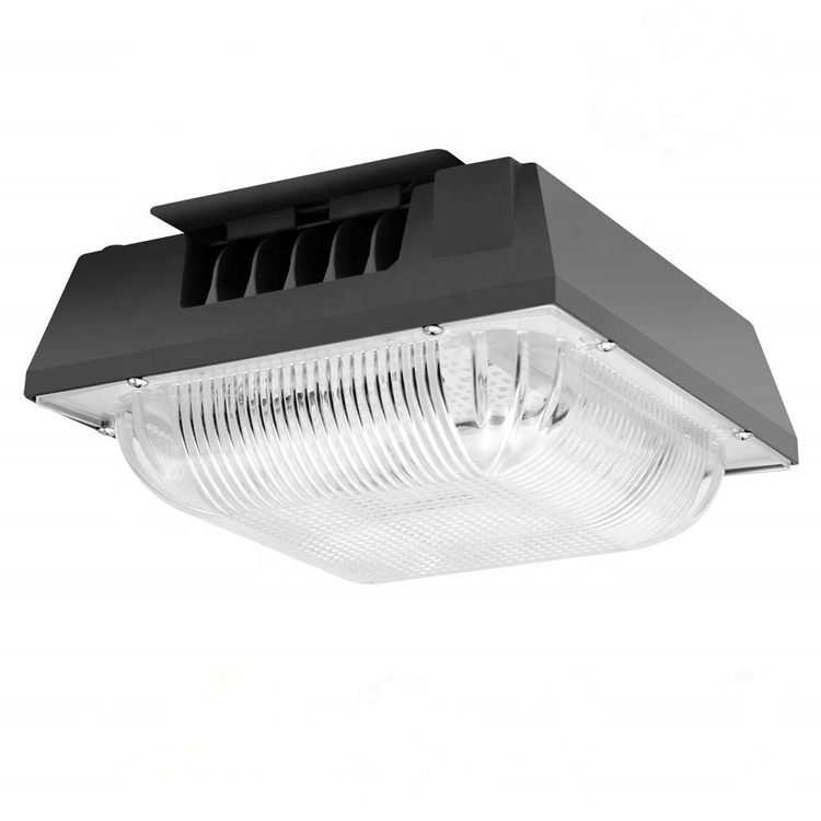 LED canopy light parking garage industrial gas station low bay