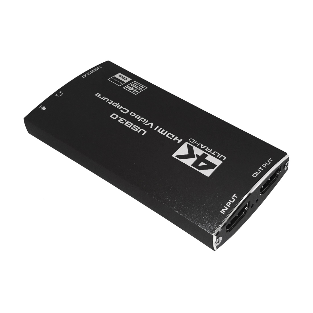 Карта захвата HDMI, адаптер HDMI-USB 3,0, видео и аудио-захват (черный)