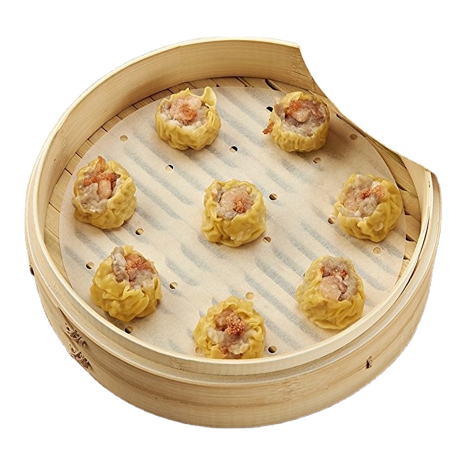 Оптовая продажа, нехимическая мини-пароварка из бамбука dim sum, безопасная для продуктов бамбуковая пароварка