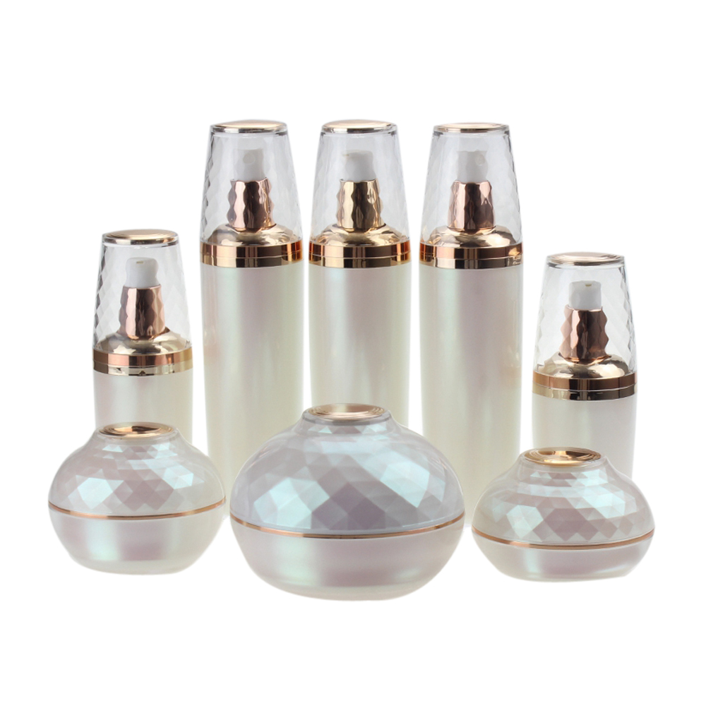 Г 30 г 50 Gloss Pearl белый шар форма косметических банок пластик, весы Сияющий 120 мл круглый роскошный пустой баночка для крема