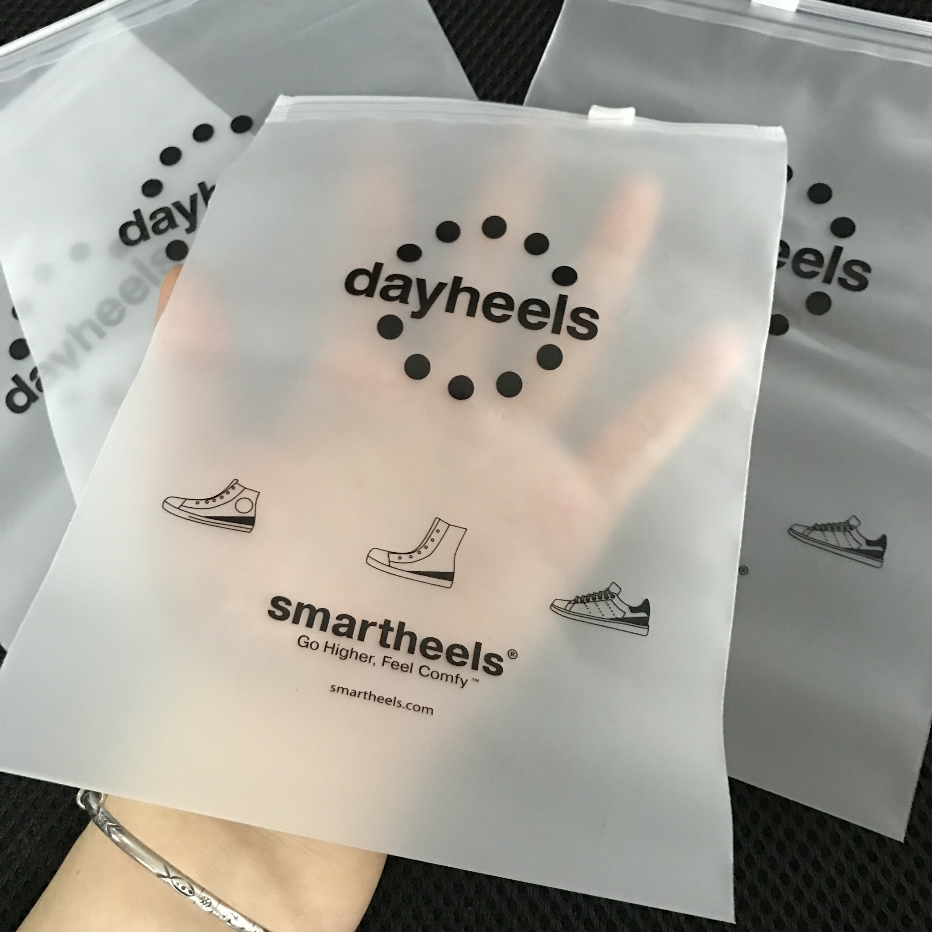 Matte Frosted Zip Lock Bags For Clothing Clothes Foldable Storage Bags