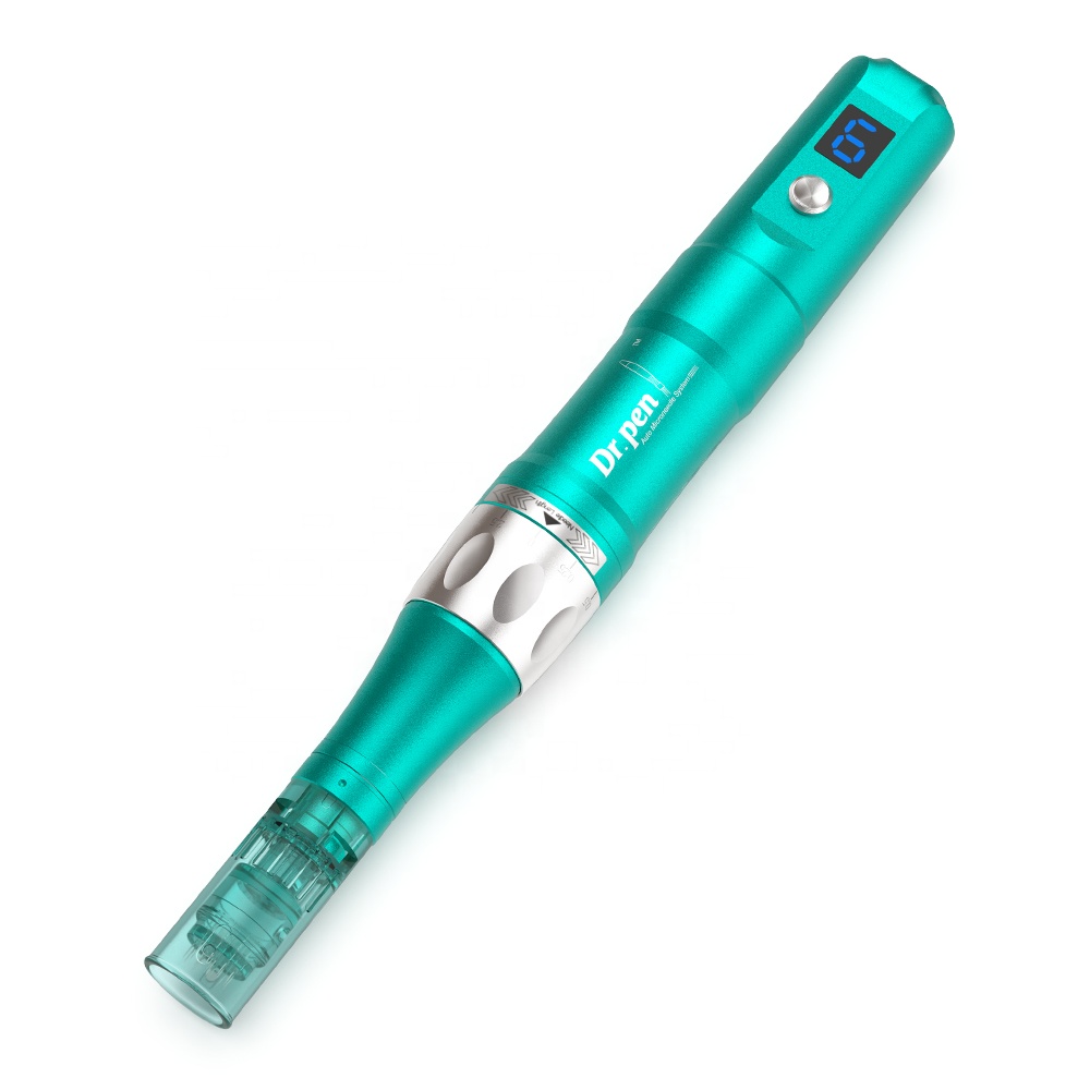 Д-р ручка A6s Смарт microneedling dermapen аккумуляторная батарея, популяный уход за кожей, ручка с 16 наклонных штрихов, иголочный картридж