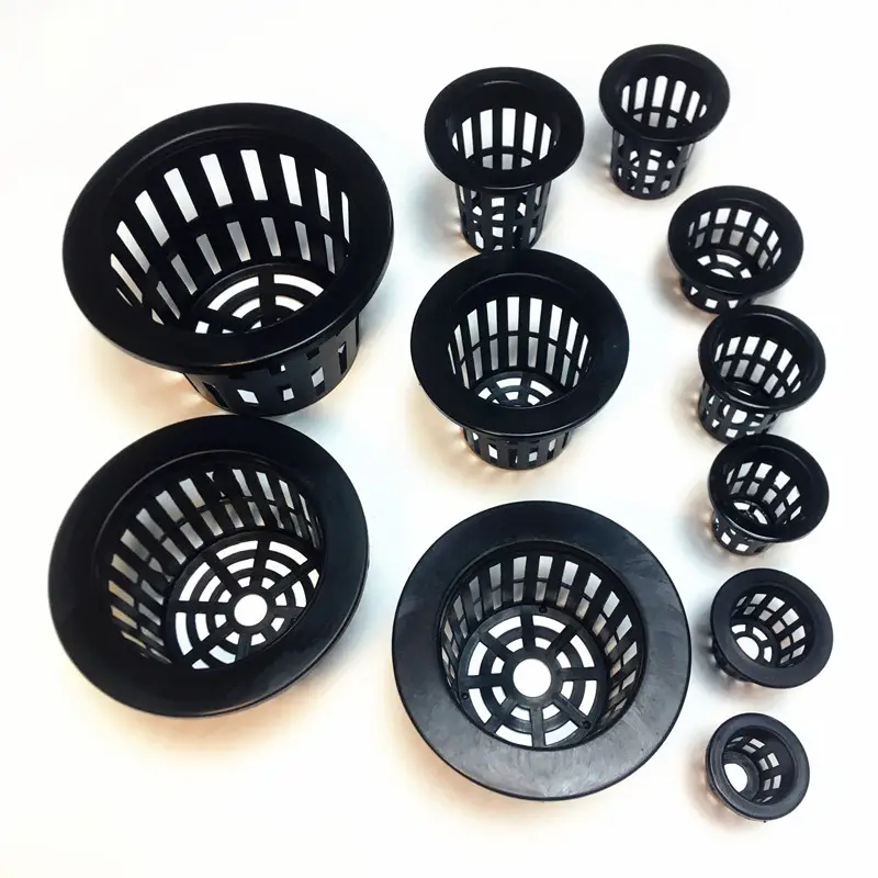 Hydroponics Plastic Net Pot Basket Mess Pot Net Cup 2 inch Hydroponic Soilless Mesh Net pot