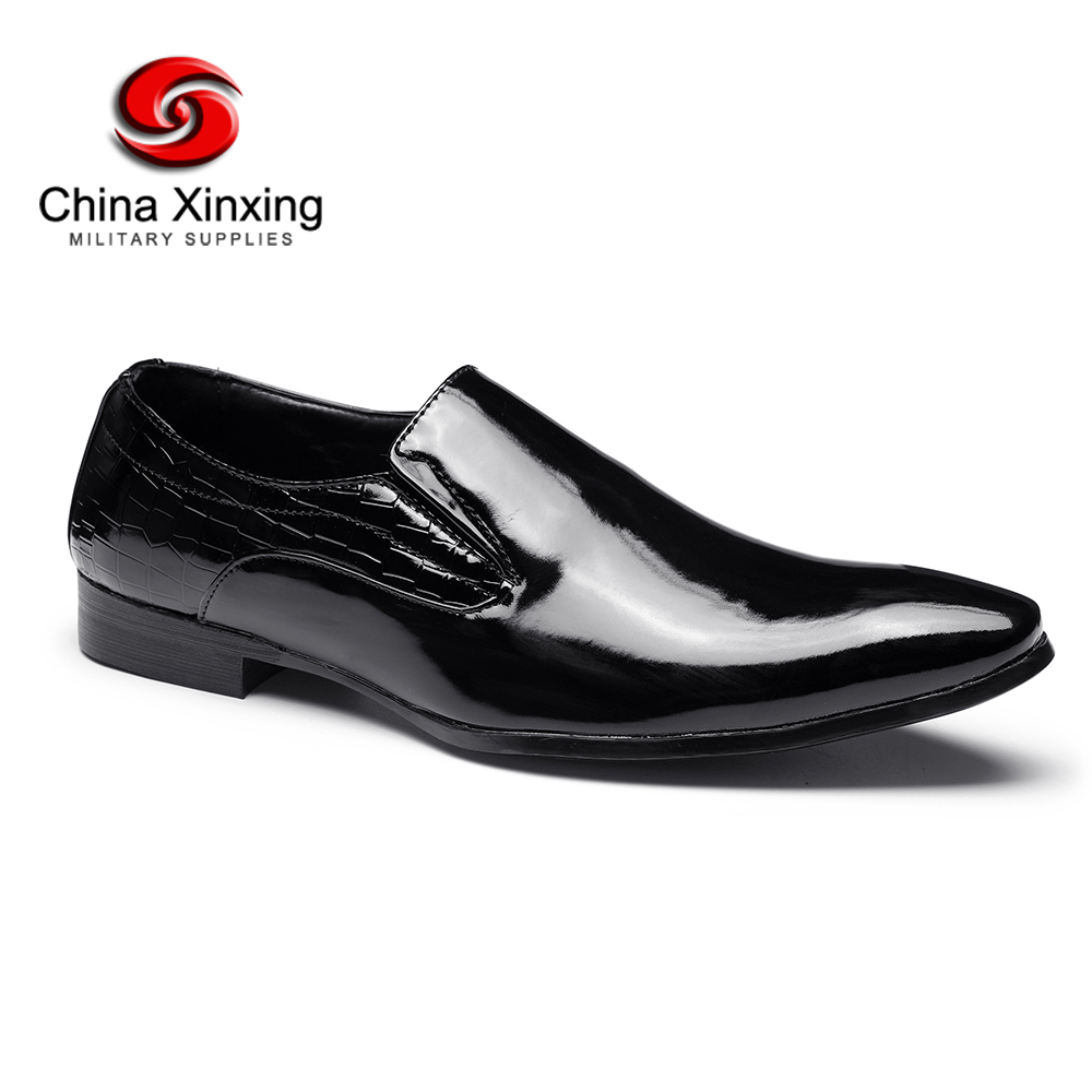Xinxing Factory Military Officer Genuine Leather Shoes Split Leather Army Officier Leather Shoes