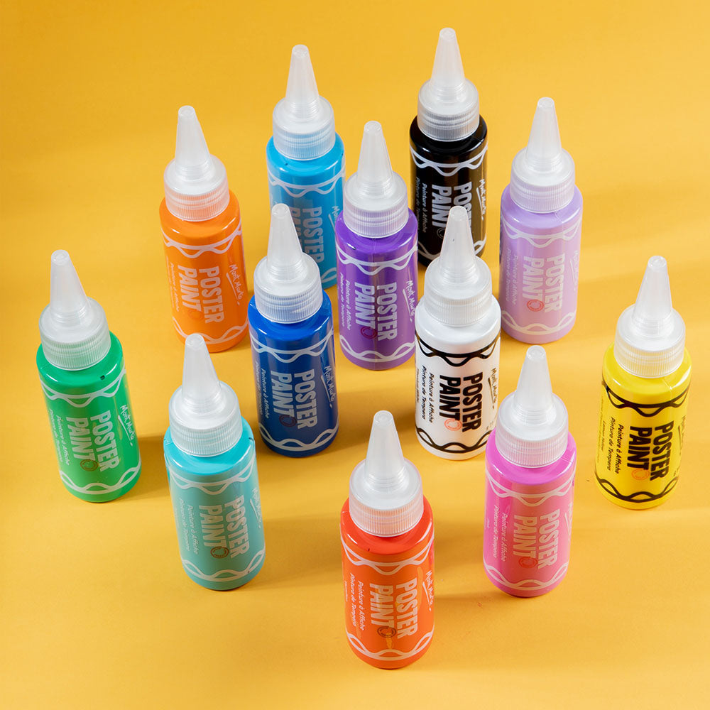 Mont Marte Poster Paint Set 12pc x 60ml artist acrylic paint
