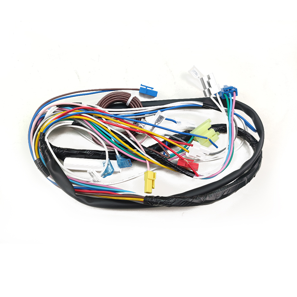 Customizable Wire harness for washing machine parts