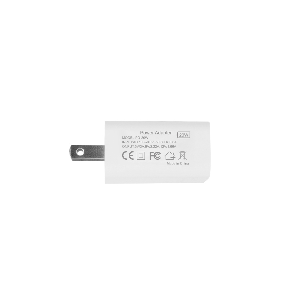 US EU UK AU Plug 20w сетевое быстрое зарядное устройство PD с одним портом USB Type-c для iPhone12
