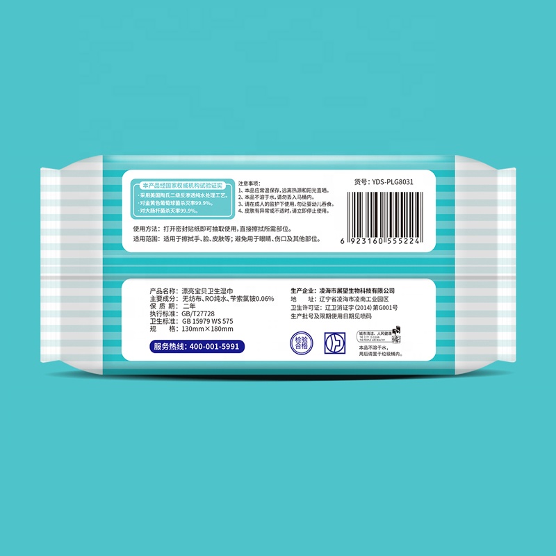 Custom 50Pcs Disinfectant Wipes Disinfection Isopropyl Wipes Antibacterial Disinfecting Wipe