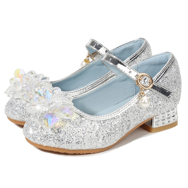 Multipurpose Girl Kid Heel Shoes Big Kids Shoes Size 7 High Heels Professional