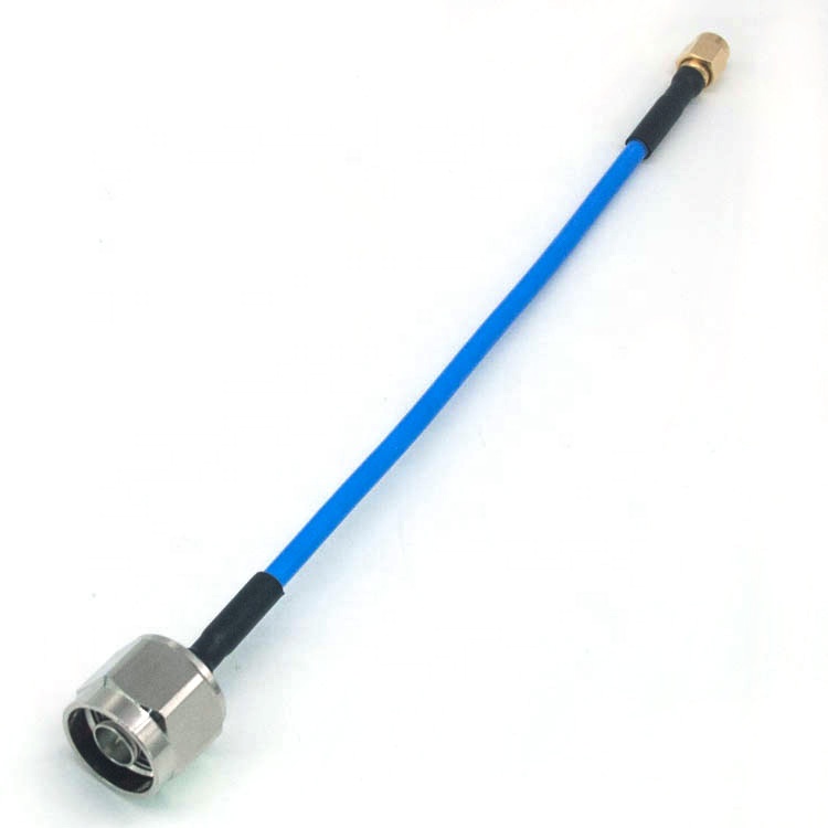Соединительный кабель RG402/141 со штекером N и штекером SMA, 0,2 м