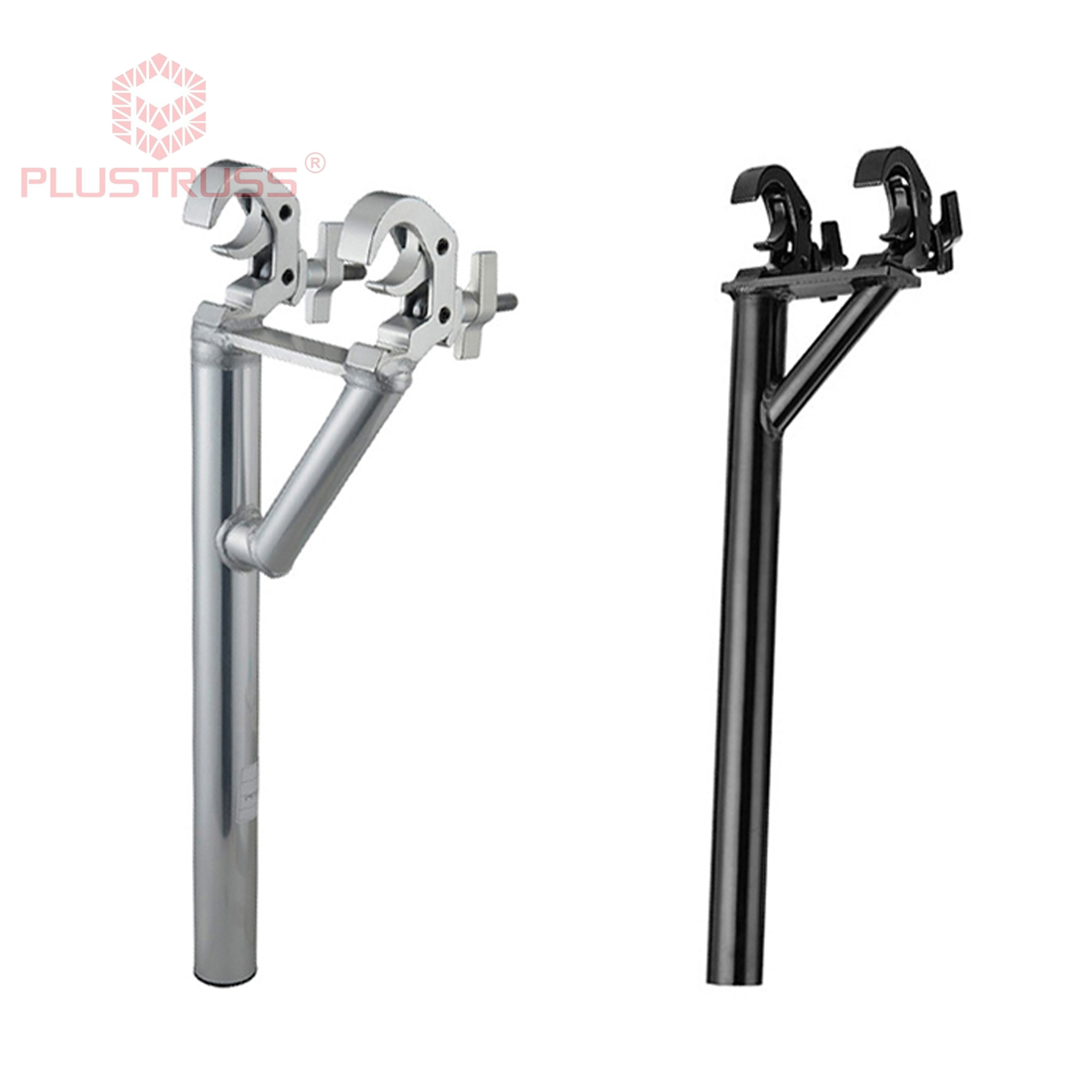 Tube 48-51mm Load 40kg Pipe Clamp Truss Hook Aluminum Stage Lighting Truss Clamp Side Arm G5011Y(600)A
