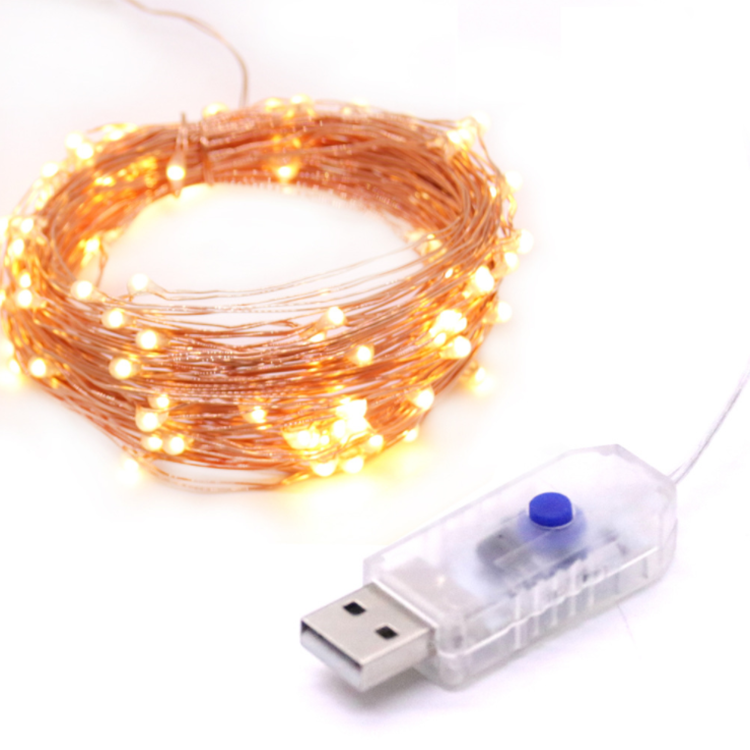 Hot Selling USB Remote Control Waterproof Outdoor Decorative LED String Light With 8 Functions