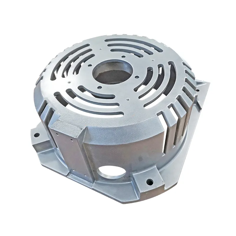 Custom Aluminum Die Casting Electric Motor Fan Cover Machining ADC12 OEM Fan Protection Cover Die Casting Aluminum Parts