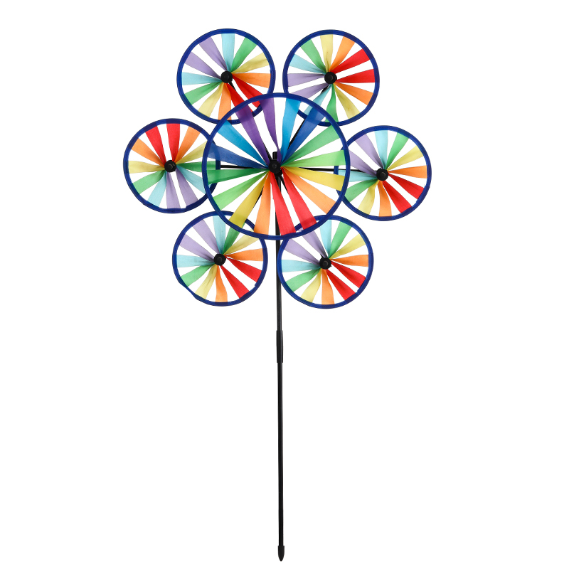 2021 new listing eight color windmill, suitable for a variety of activities and decoration of the garden windmil