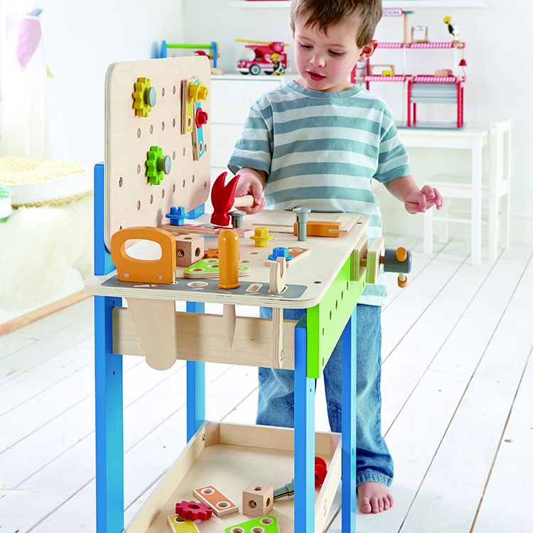 Hape 2022, оптовая продажа, развивающая умная детская игрушка, мастер, верстак, игрушки