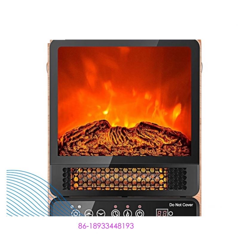 Portable Glass Screen Realistic flame effect Overheat safety 1500W Heater electric fireplace