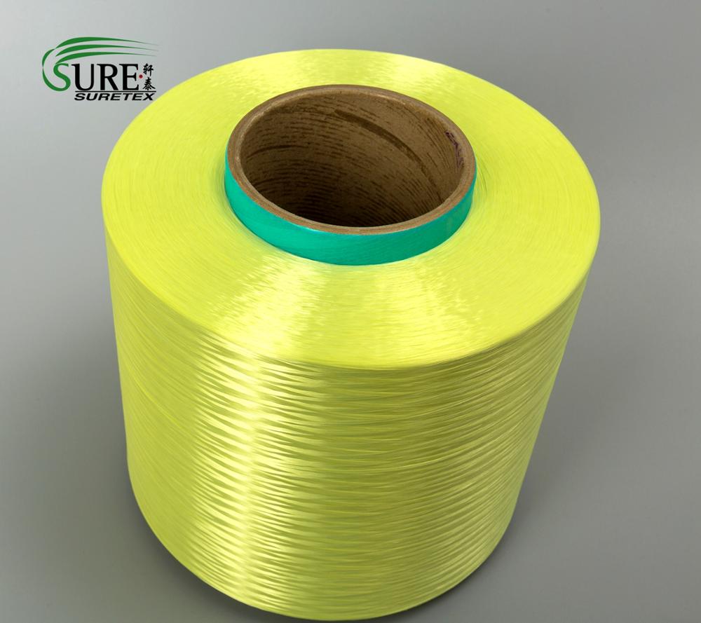High Strength Para Aramid Water Blocking Filament Yarn 1500D For Optical Cables