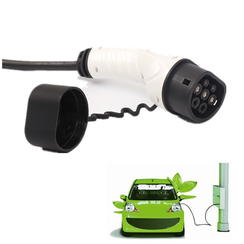 16A three-phase European standard ac charging gun portable ev charger type 2 with ev plug cable
