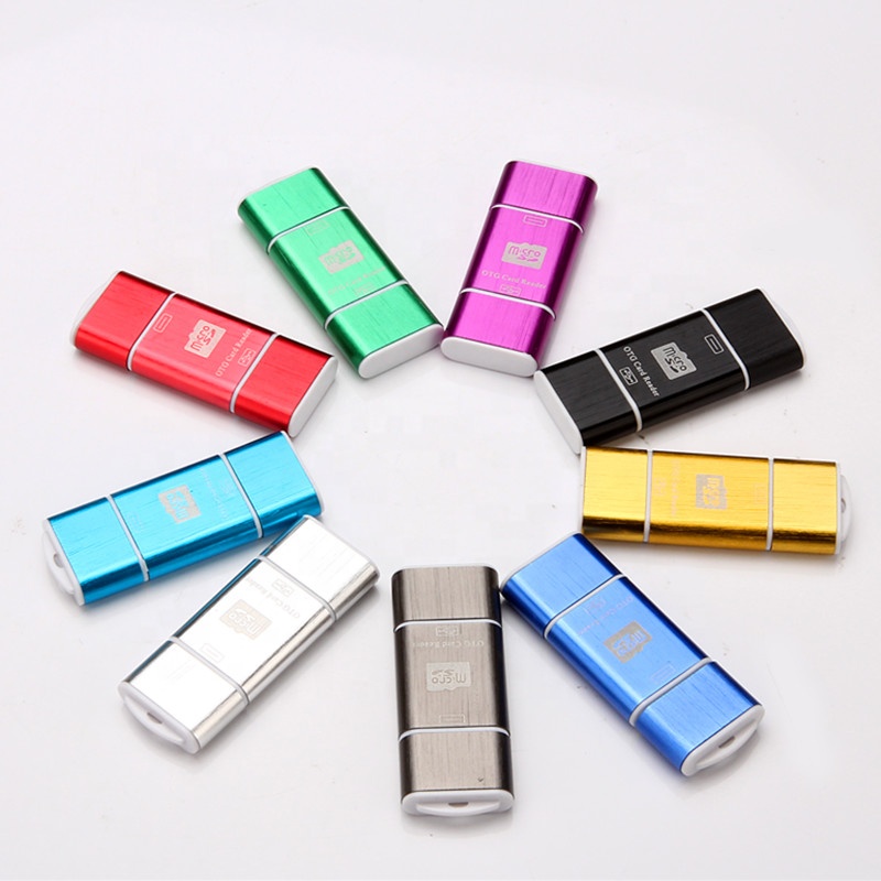 Мини-кардридер OTG Micro USB кардридер USB 2,0 высокоскоростной Micro SD TF кардридер адаптер для телефона Android