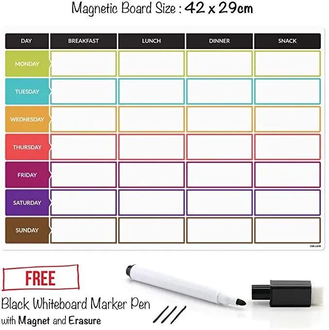 Whiteboard Weekly Planner High Quality Children Magnetic Dry Erase Whiteboard Weekly Calendar Fridge Meal Planner For Kids Of Whiteboard