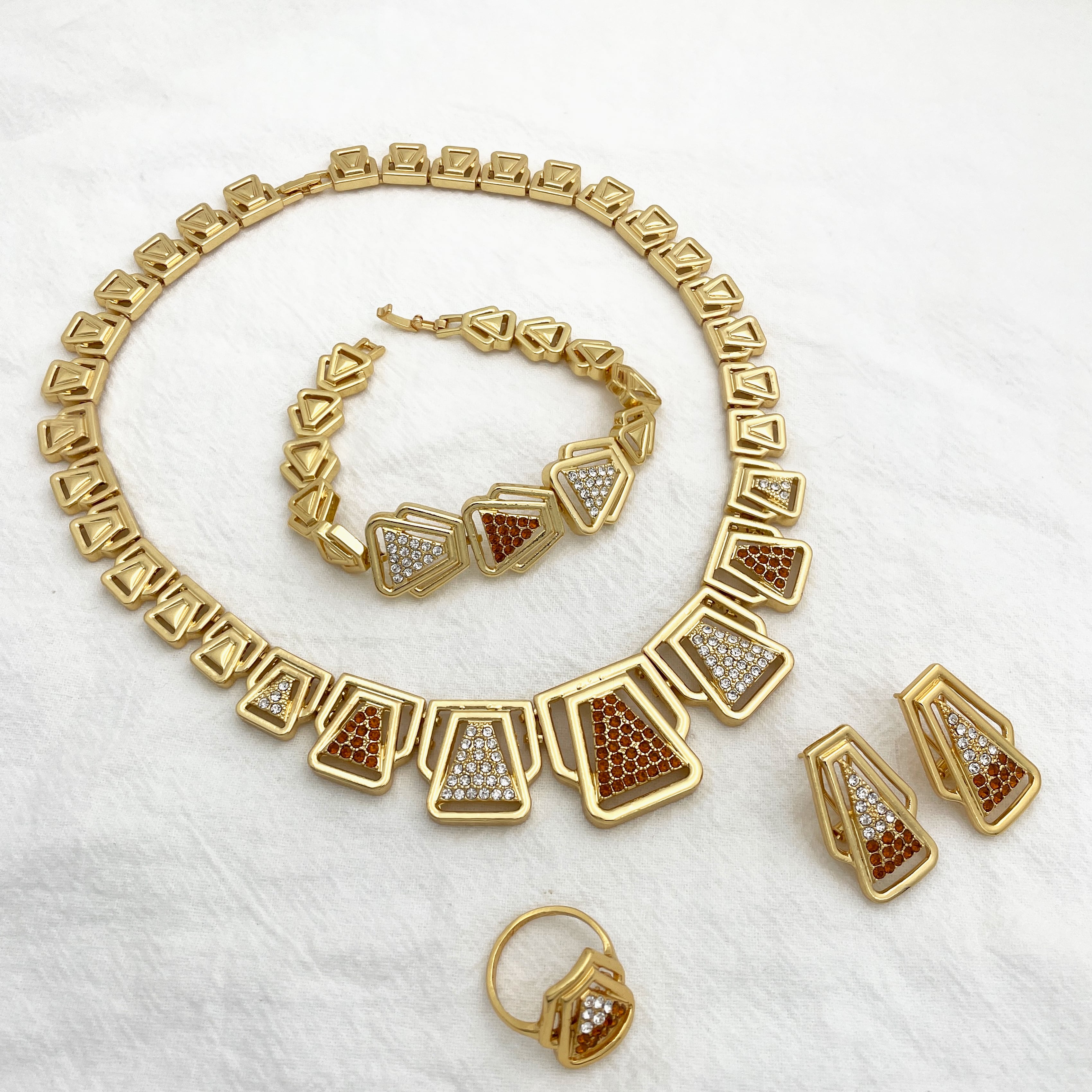 Wholesale Price jeweries jewelry set Fashionable ad sets jewelry Simple Elegant set of jewelry