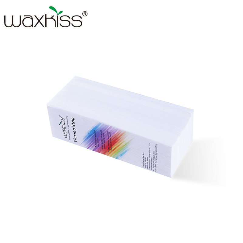 WAXKISS spunlace colored hair removal wax paper/roll depilatory wax strips for beauty
