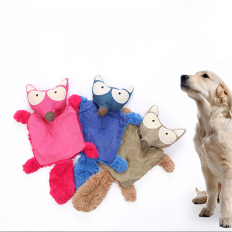 Indestructible Plush Squeaky Chew Pet Dog Toys for Aggressive Chewers