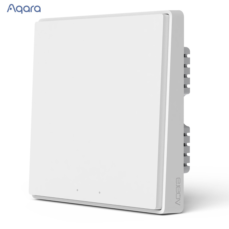 Новый Умный настенный выключатель Aqara D1, Беспроводной Выключатель света с дистанционным управлением, нейтральный пожарный провод, 1/2/3 кнопки Zigbee для приложения Mijia HomeKit
