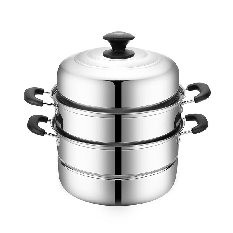 Double Boiler Soup Steaming Pot 26cm Set Cookware