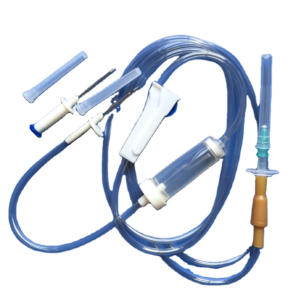 precision disposable iv infusion set with 20 drops