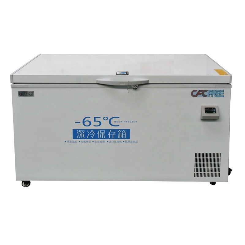 370L -60 Degree Horizontal Ultra Low Chest Deep Freezer Price For Deep Sea fish