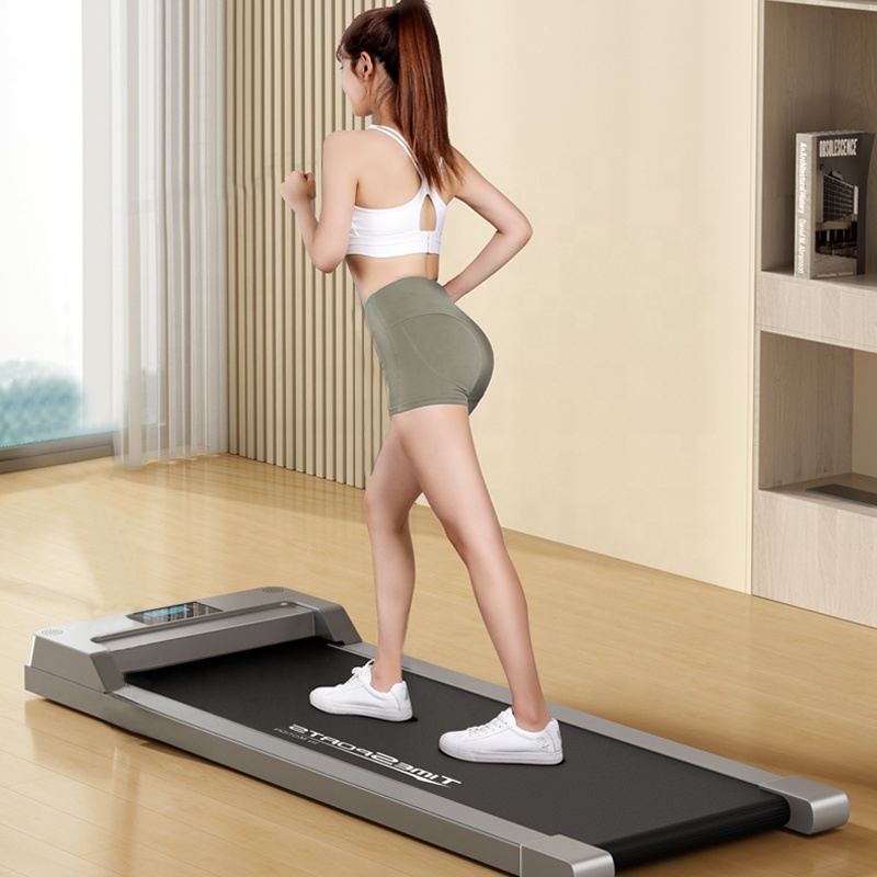 Portable Electric Motorized Gym Exercise Treadmill Mini Flat Running Under Desk Walking Pad