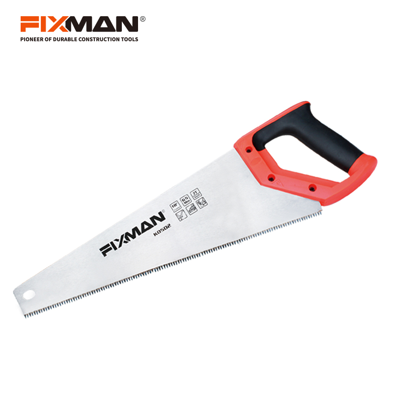 Ручная пила FIXMAN, 22 дюйма, 65 Mn, стальная, пластиковая ручка, для резки