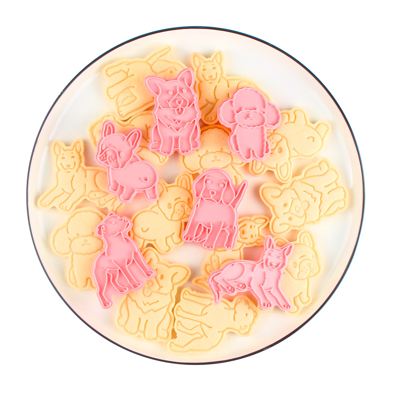 New Dog Shape DIY Sugar Paste Cookie 3D Biscuit Mould