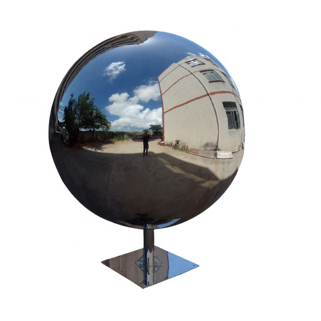 304 316 Stainless steel metal garden sculpture stainless steel hollow ball