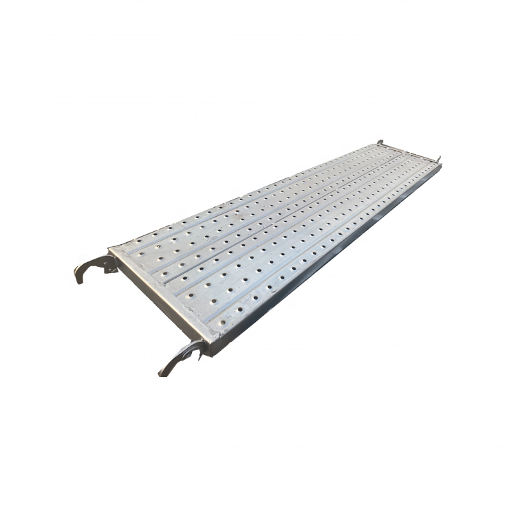 Galvanized steel scaffolding catwalk metal plank walk board with hook