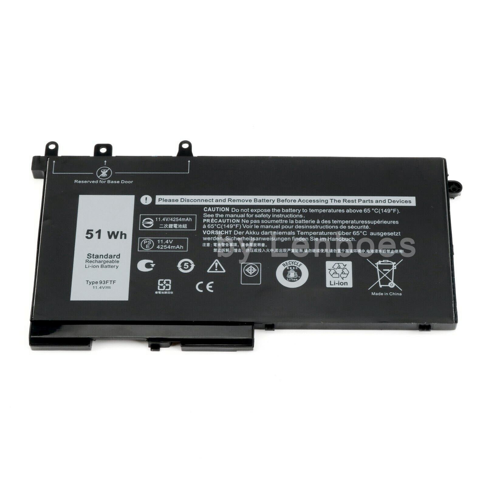 Аккумулятор для ноутбука Dell Latitude 11,4 5480 E5280 E5480, 5488 в, 51Wh 93FTF 083XPC 83XPC D4CMT 4YFVG