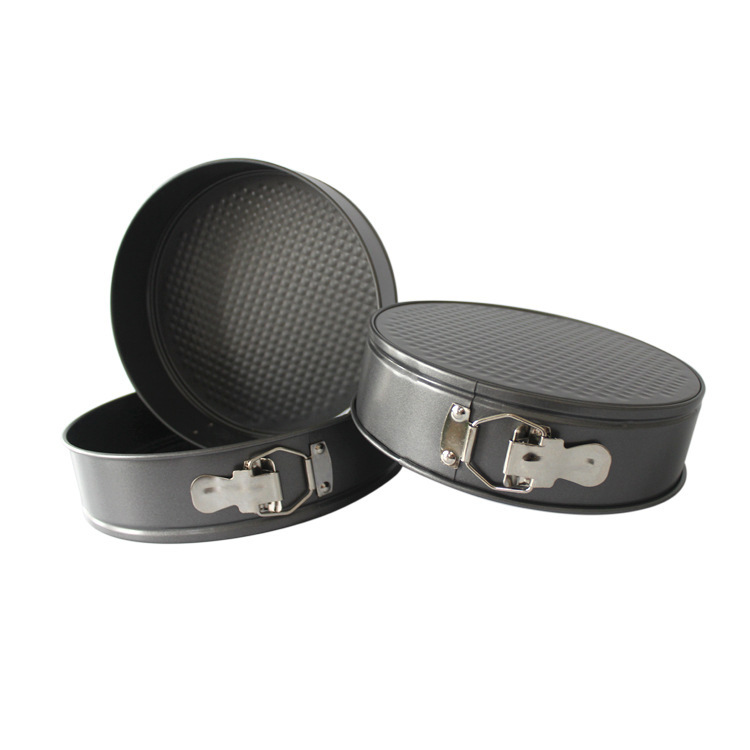 7 inch round buckle live bottom mold non-stick buckle mousse honeycomb cake mold household baking tool