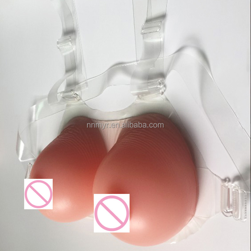 silicone boob lift fake boobs of g cup half body shemale toy