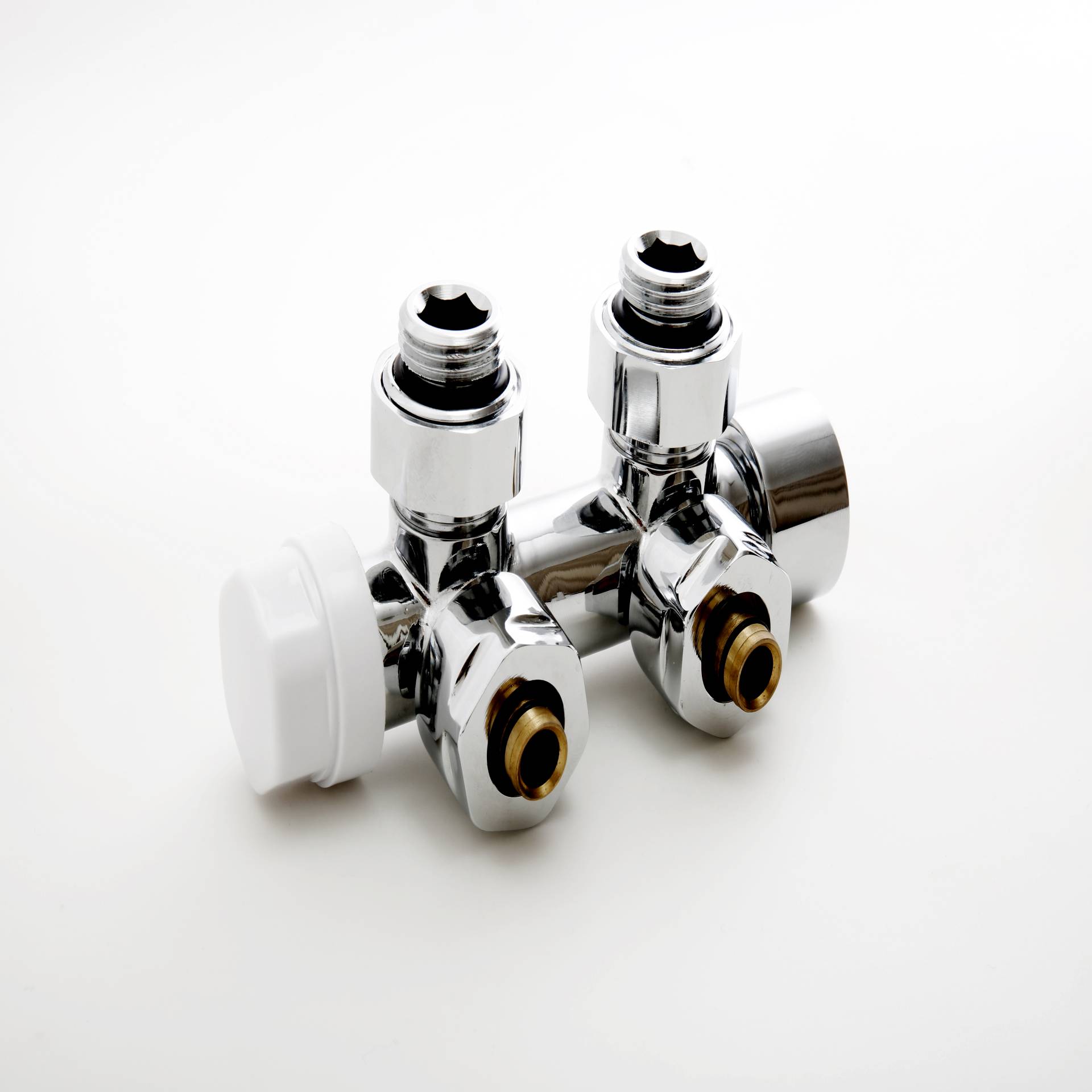 Bode White H valve Radiator Valve 1/2'' Thermostatic Radiator Valve
