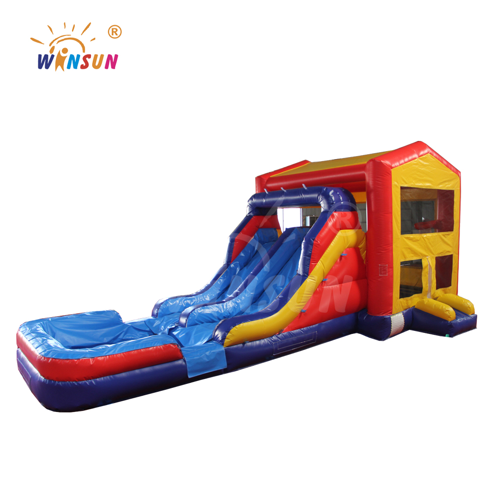 inflatable bouncer slide for children, double lane slides bouncers jumpers combo