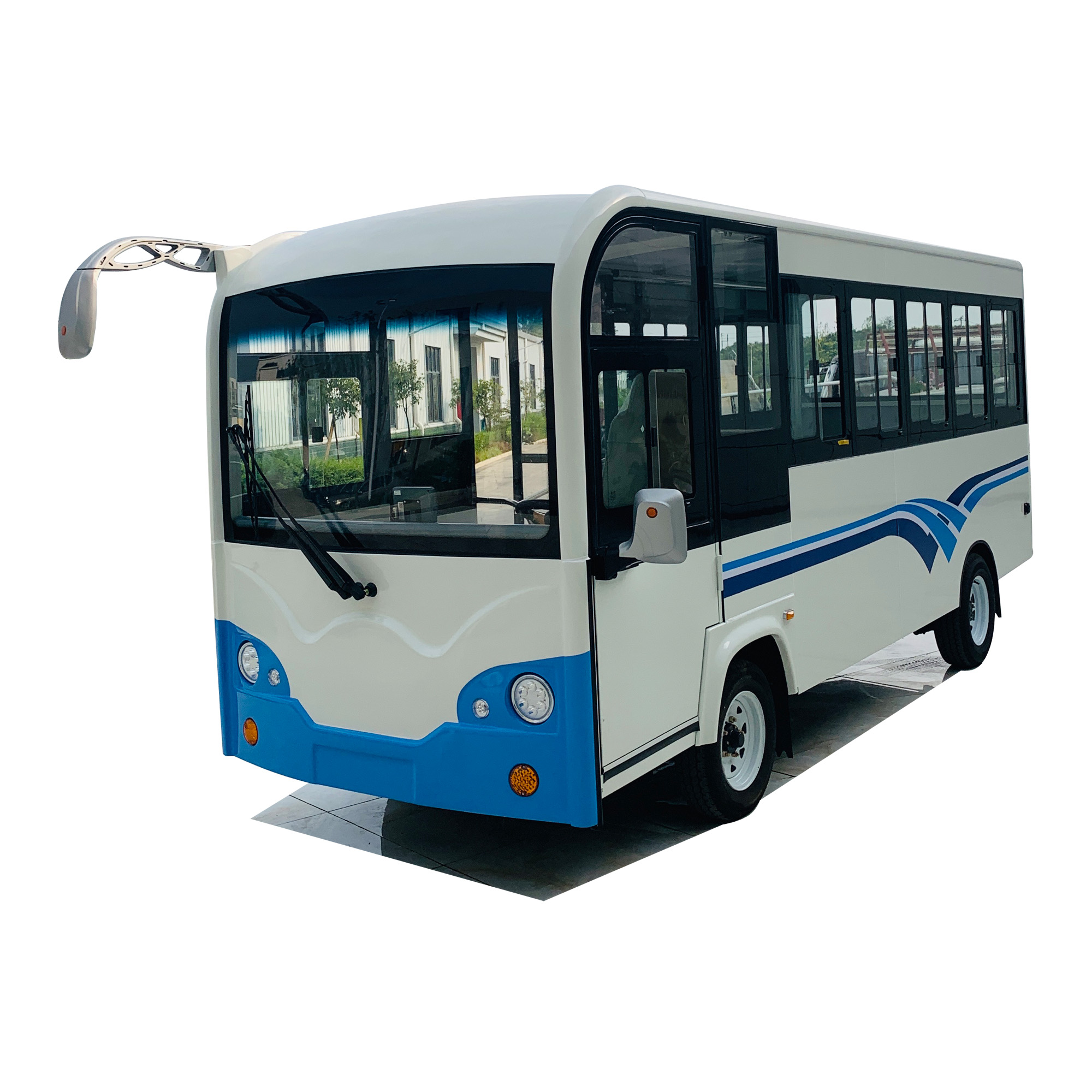 22 seats New Energy Electric School Bus Ffour-wheel Sightseeing Car For Sale