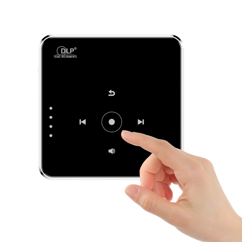 Halloween cheap LED mini projector 1080p home theater for TV DLP pico proyector Built-in speaker USB input mobile cinema beamer