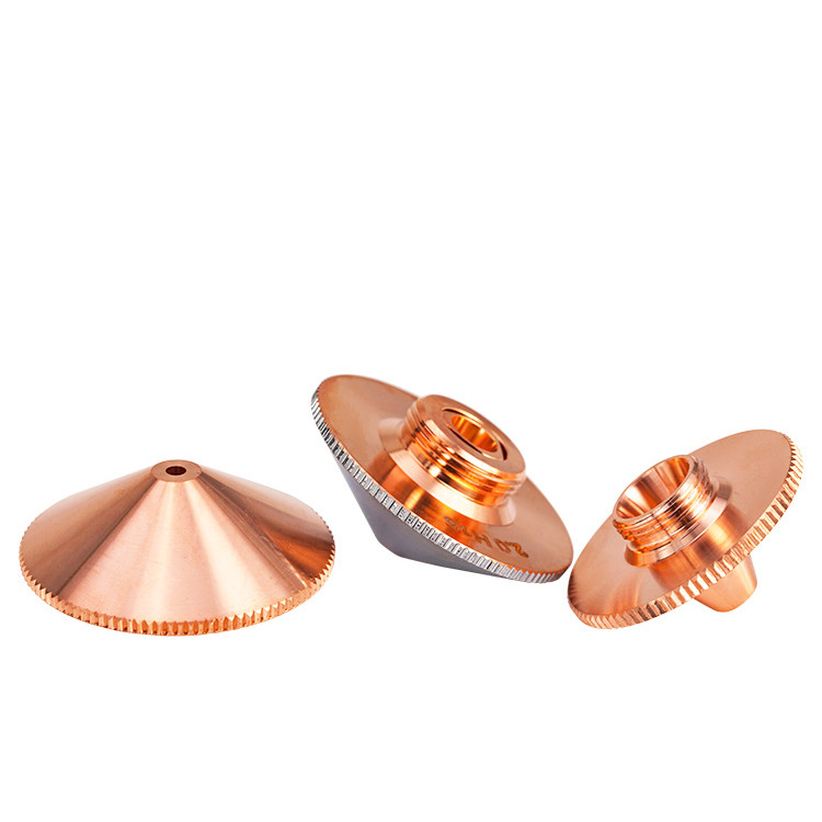 fiber laser cutting head laser nozzles for raytool wsx precitec cutting head copper nozzle