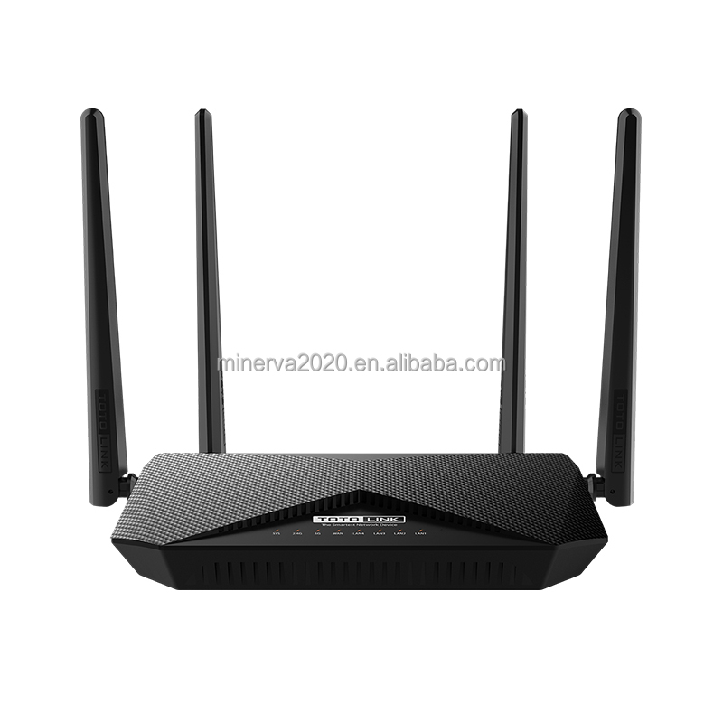 TOTOLINK A3002R Wireless Dual Band Gigabit Router Wifi AC1200M 4*4 Omni-Directional antennas WiFi Repeater Support IPv6