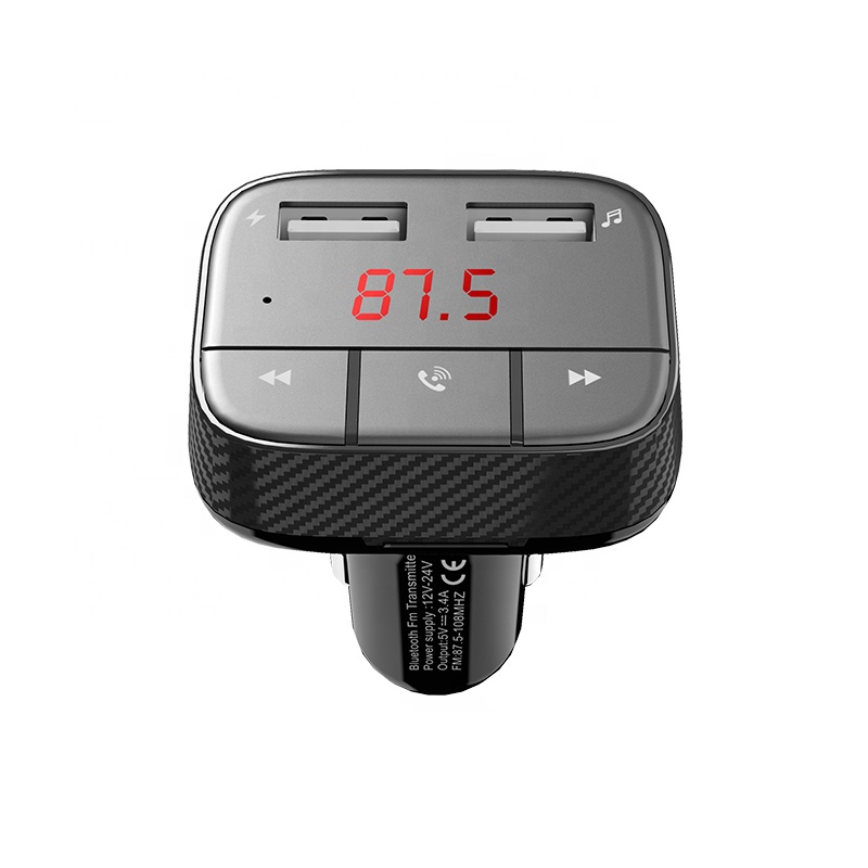 Лидер продаж Amazon, беспроводной Bluetooth FM-передатчик, Автомобильный MP3-плеер, USB Bluetooth с микрофоном, автомобильный FM-передатчик