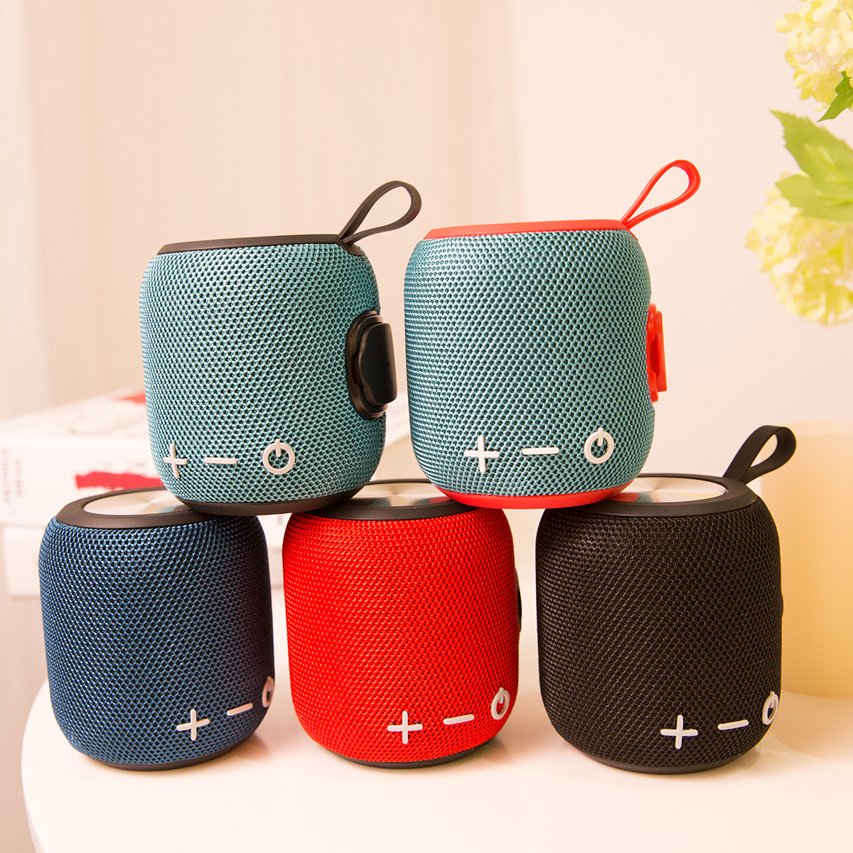 Беспроводная мини-Колонка FM190, Bluetooth 5,0, IPX7, водонепроницаемая