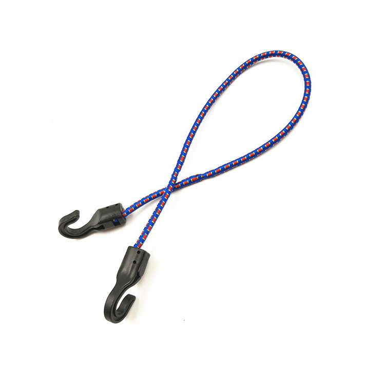 High Strength Available In Multiple Colors Mini Bungee Rope With Plastic Hook