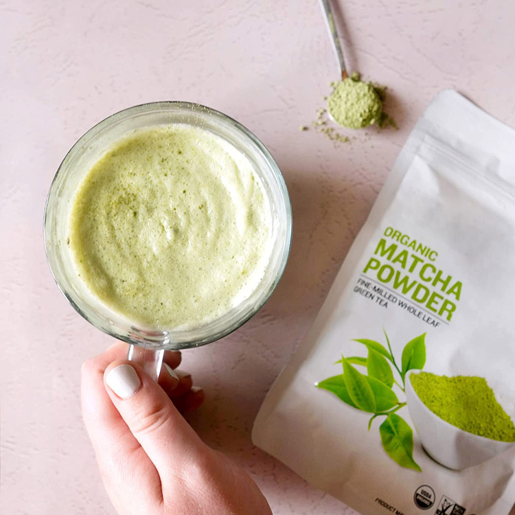 Superfoods Matcha Green Tea Powder- Organic 100% Pure Whole Leaf Green Tea Culinary Grade 4 oz Bag