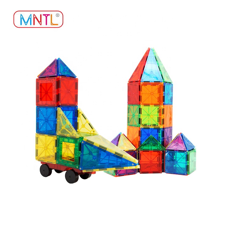 MNTL 120 шт. магнитные строительные плитки пластиковые игрушки развивающие блоки игрушки для детей CPSC, CE, EN71, ASTM